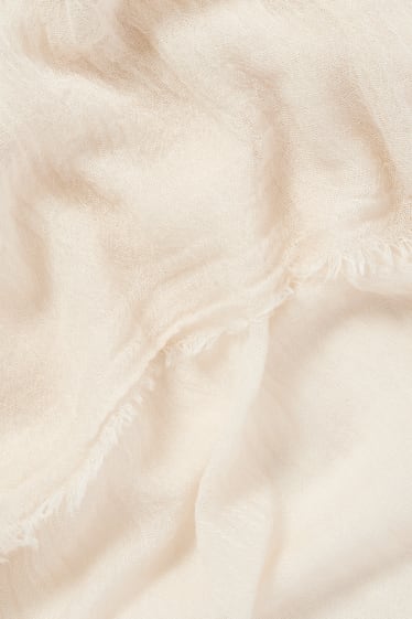 Donna - Sciarpa - beige chiaro