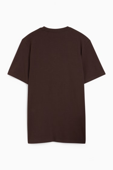 Men - T-shirt - dark brown
