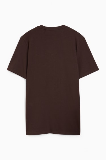 Hommes - T-shirt - marron foncé