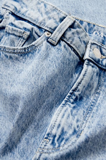 Femmes - Mom jean - high waist - LYCRA® - jean bleu clair