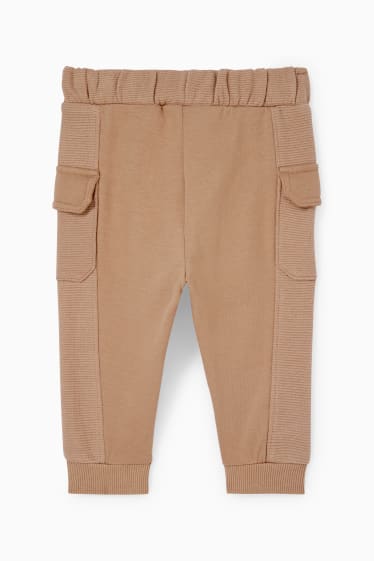 Bébés garçons - Pantalon de jogging cargo pour bébé - marron clair