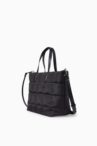 Dámské - Kabelka shopper - černá