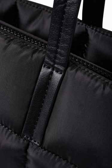 Dámské - Kabelka shopper - černá