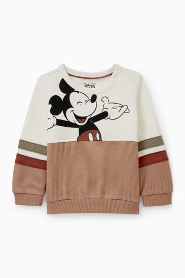 Bébés garçons - Mickey Mouse - sweat bébé - blanc crème