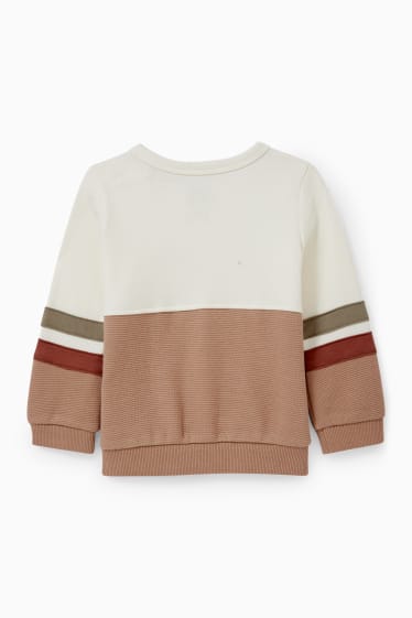 Bébés garçons - Mickey Mouse - sweat bébé - blanc crème