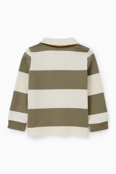 Bébés garçons - Polo pour bébé - à rayures - beige