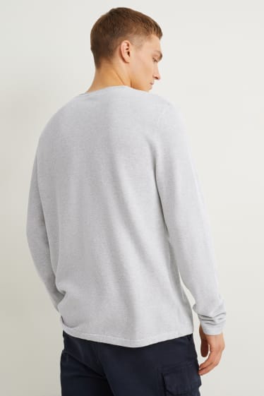 Home - Jersei - gris clar jaspiat