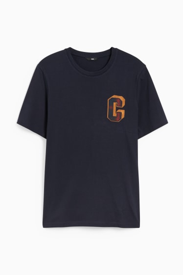 Men - T-shirt - dark blue