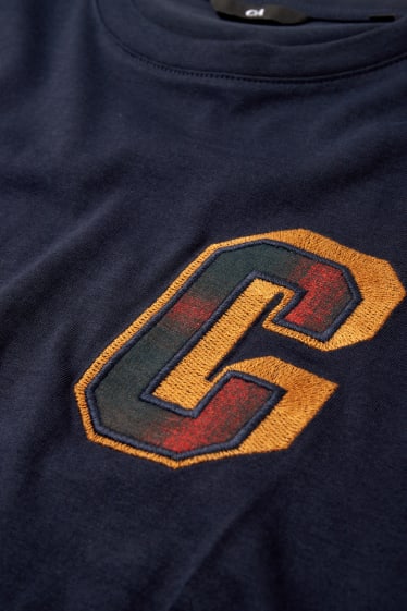 Men - T-shirt - dark blue
