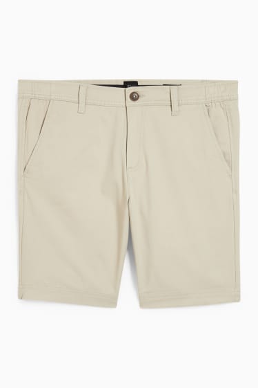 Heren - Shorts - Flex - 4 Way Stretch - LYCRA® - licht beige