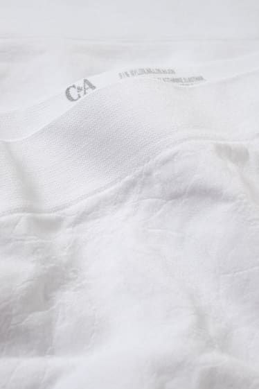 Femmes - Lot de 6 - culottes - sans coutures - blanc