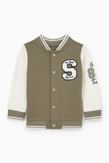 Bébés garçons - Veste style universitaire pour bébé - vert