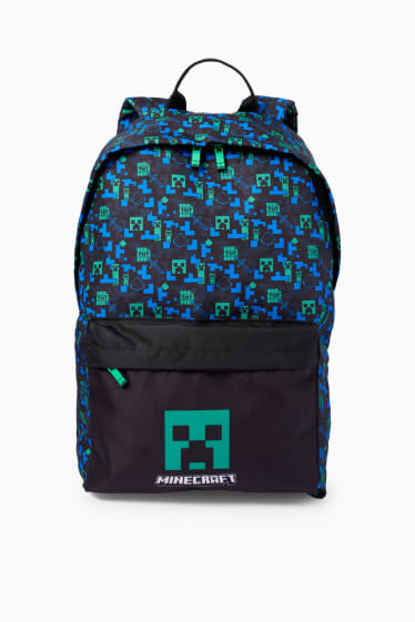 Kinder Jungen - Minecraft - Rucksack - schwarz
