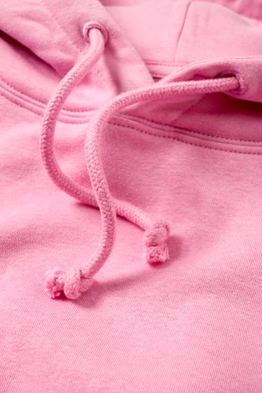 Nastolatki - CLOCKHOUSE - bluza z kapturem - różowy