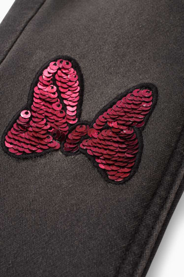 Kinderen: meisjes - Minnie Mouse - jegging jeans - jeanslichtgrijs