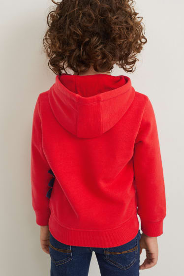 Enfants - Dinosaure - sweat à capuche - rouge