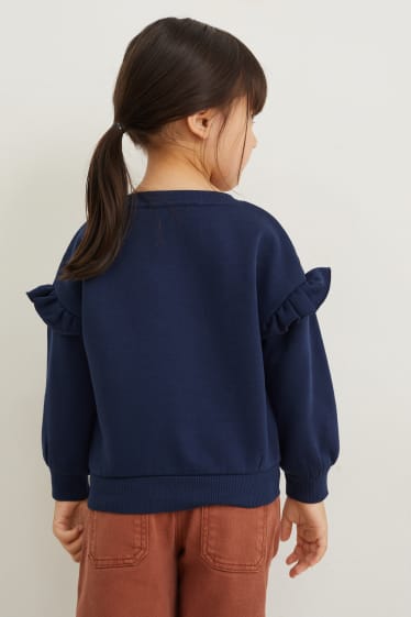 Kinder Mädchen - Sweatshirt - dunkelblau