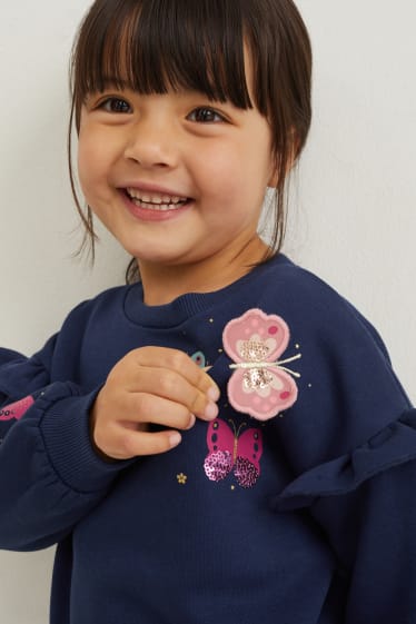 Kinder Mädchen - Sweatshirt - dunkelblau