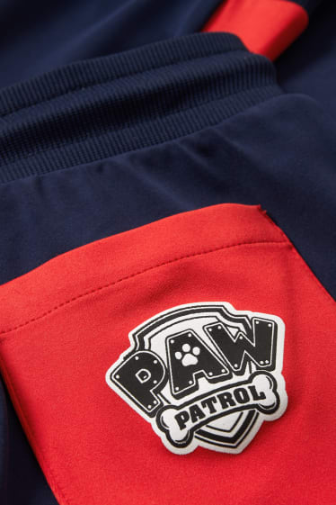 Kinderen: jongens - Set - Paw Patrol - longsleeve, shorts en joggingbroek - donkerblauw