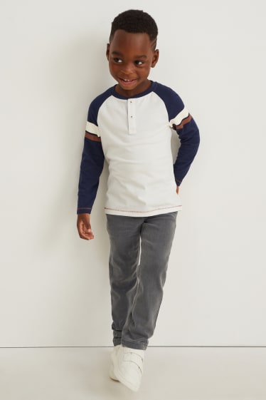 Kinder Jungen - Multipack 2er - Slim Jeans - dunkeljeansblau