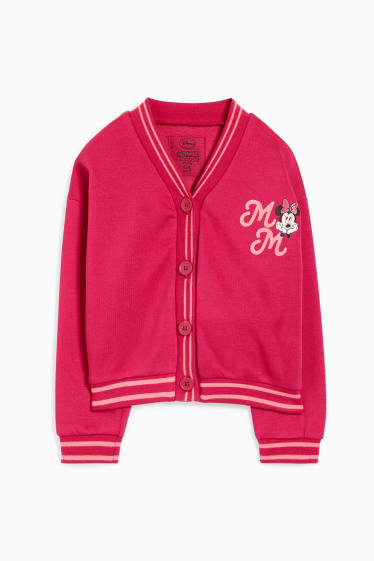 Enfants filles - Minnie Mouse - sweat à capuche - rose foncé