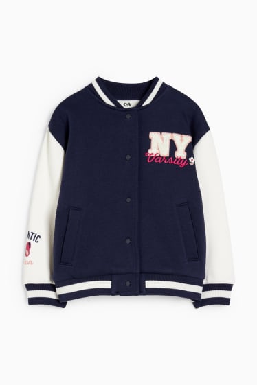 Kinderen: meisjes - Collegejas - donkerblauw