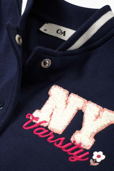 Kinderen: meisjes - Collegejas - donkerblauw