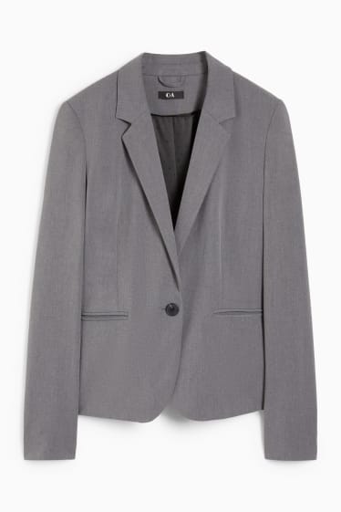 Femmes - Blazer de bureau - cintré - Mix & Match - gris foncé