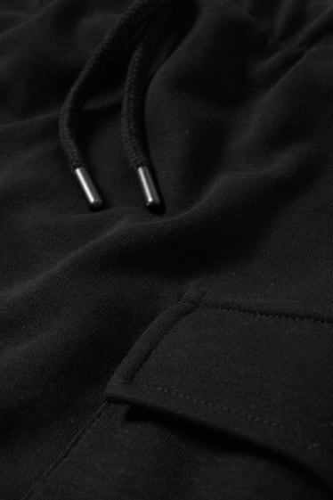 Nena - Faldilla de xandall cargo - negre