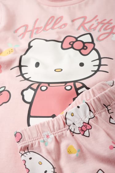 Kinderen - Hello Kitty - pyjama - 2-delig - roze