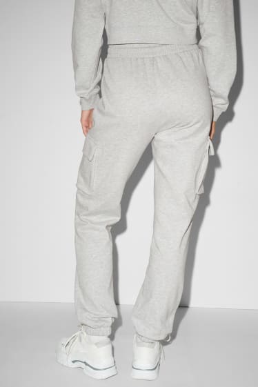 Damen - CLOCKHOUSE - Cargo-Jogginghose - hellgrau-melange