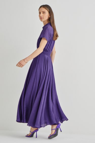 Femmes - Robe-chemisier - violet