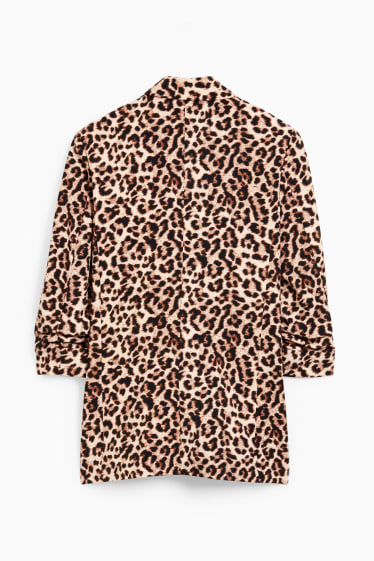 Donna - Blazer - relaxed fit - fantasia - marrone chiaro