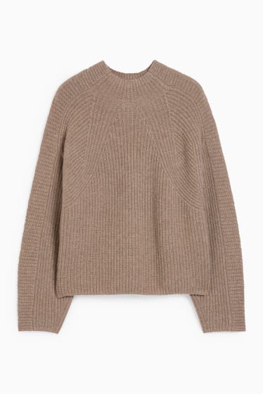 Femmes - Pullover en cachemire - beige