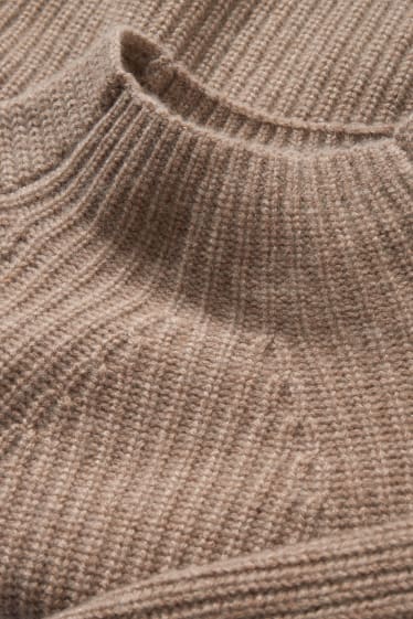 Femmes - Pullover en cachemire - beige