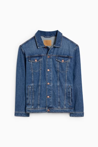 Men - Denim jacket - blue denim