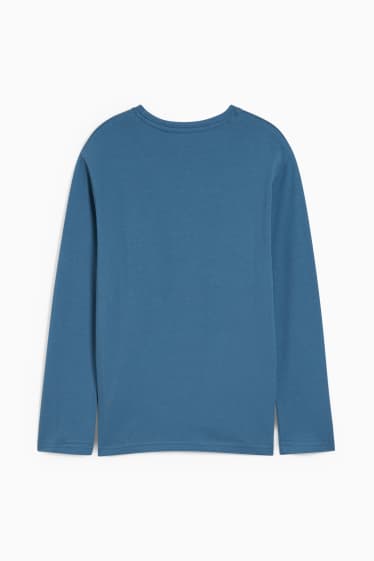 Kinder Jungen - Langarmshirt - petrol