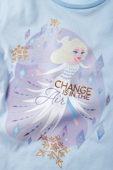 Enfants filles - La Reine des Neiges - pyjama - 2 pièces - turquoise clair