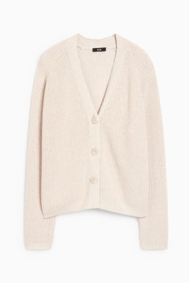 Femmes - Gilet basique en maille - beige clair