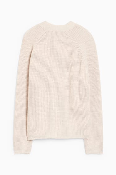 Femmes - Gilet basique en maille - beige clair