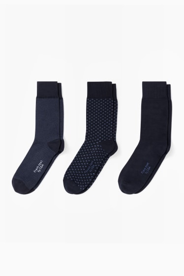 Herren - Multipack 3er - Socken - Aloe Vera - dunkelblau