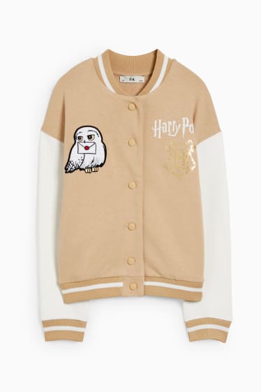 Kinder Mädchen - Harry Potter - Collegejacke - beige
