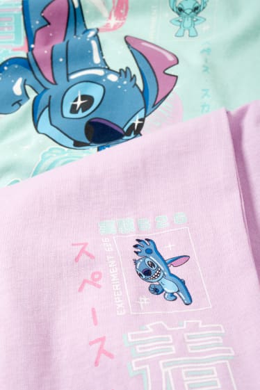 Niños: niñas - Lilo & Stitch - pijama - 2 piezas - verde menta