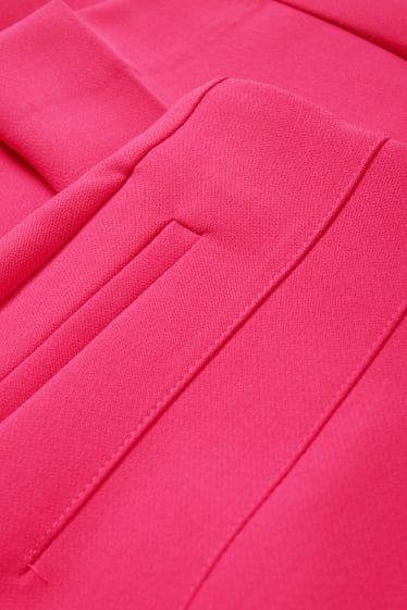 Donna - Pantaloni - vita alta - regular fit - fucsia