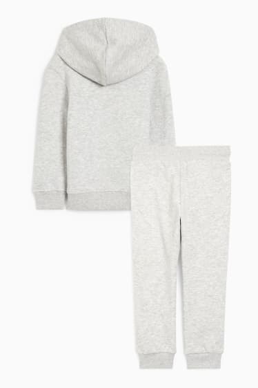 Kinder Jungen - Spider-Man - Set - Hoodie und Jogginghose - 2 teilig - hellgrau-melange