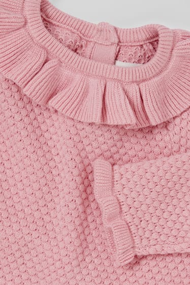 Baby Mädchen - Baby-Pullover - pink