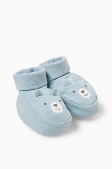 Baby Buben - Baby-Krabbelschuhe - hellblau