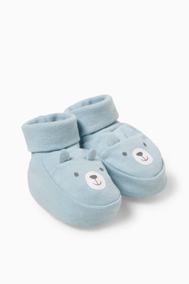 Babies - Baby booties - light blue