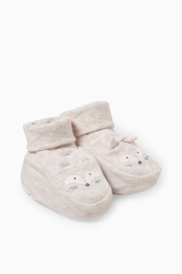 Unisex - Baby-Krabbelschuhe - hellgrau