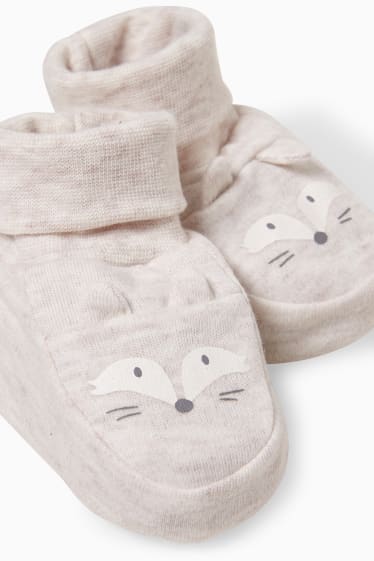 Unisex - Baby-Krabbelschuhe - hellgrau
